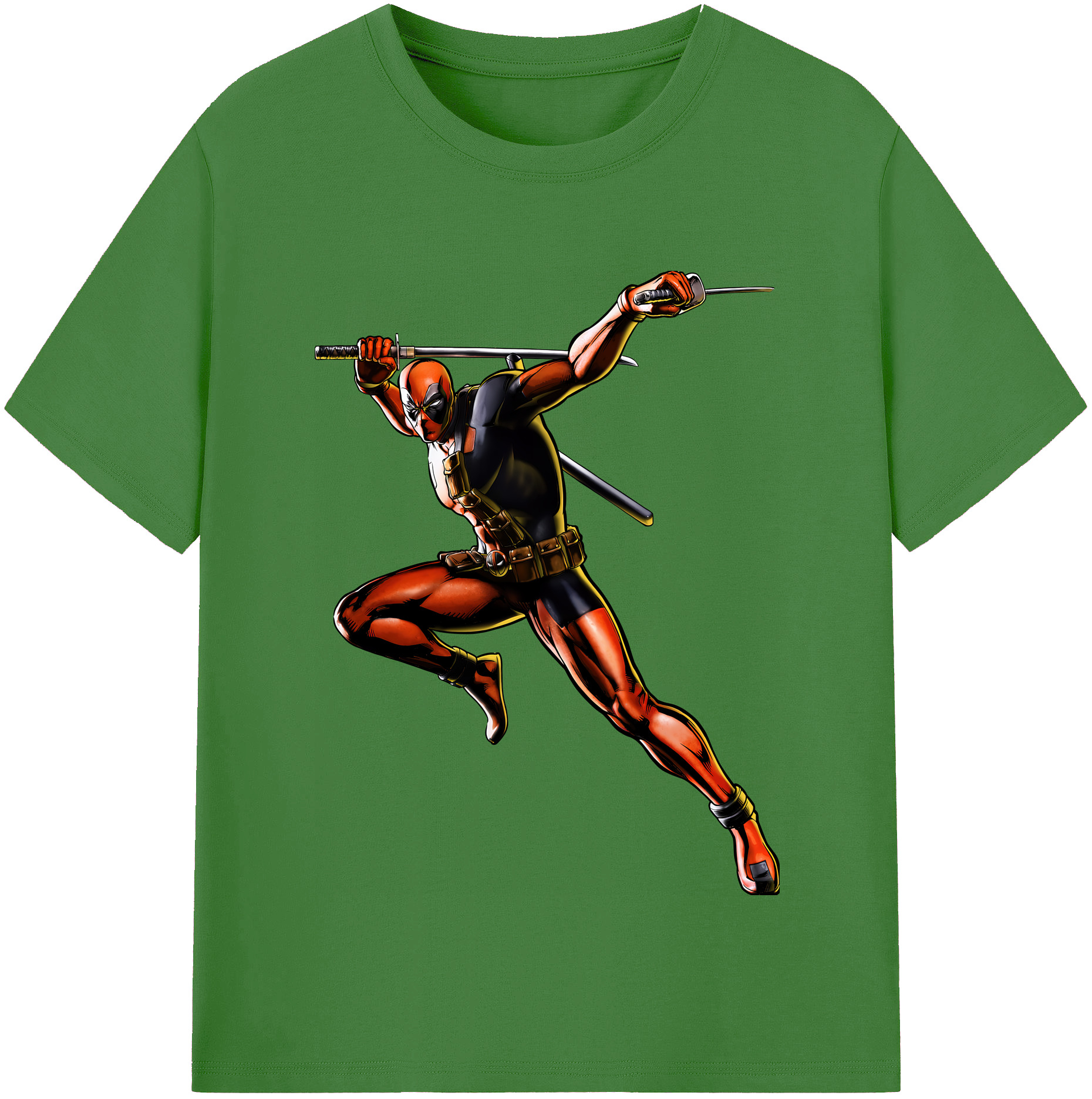 （画像用） Deadpool デッドプール レディースカジュアルプリントTシャツ（綿100％）